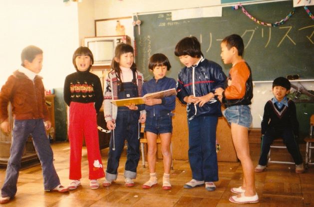 小学生時代のふくさんとクリスマス会