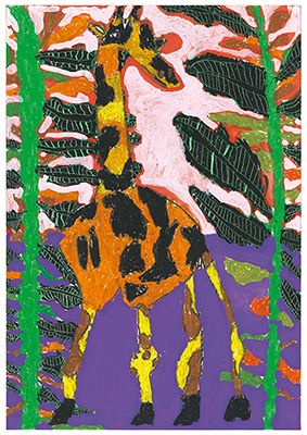 A Giraffe_Gold prize works of 28th contest