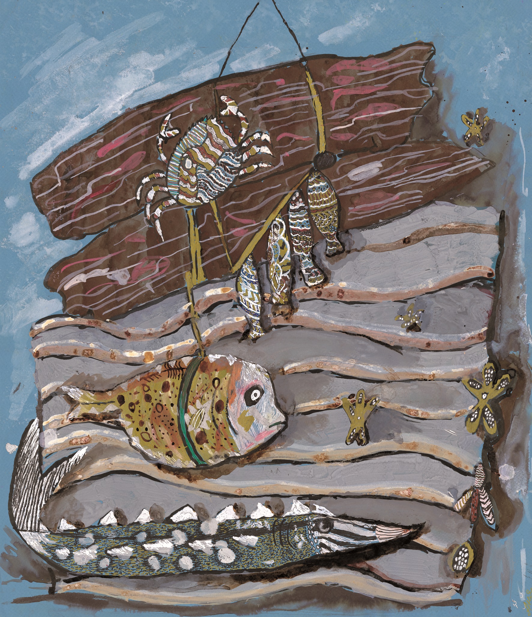 『海の歌』ザハレンコ ハンナ_第29回世界こども図画コンテスト 金賞作品