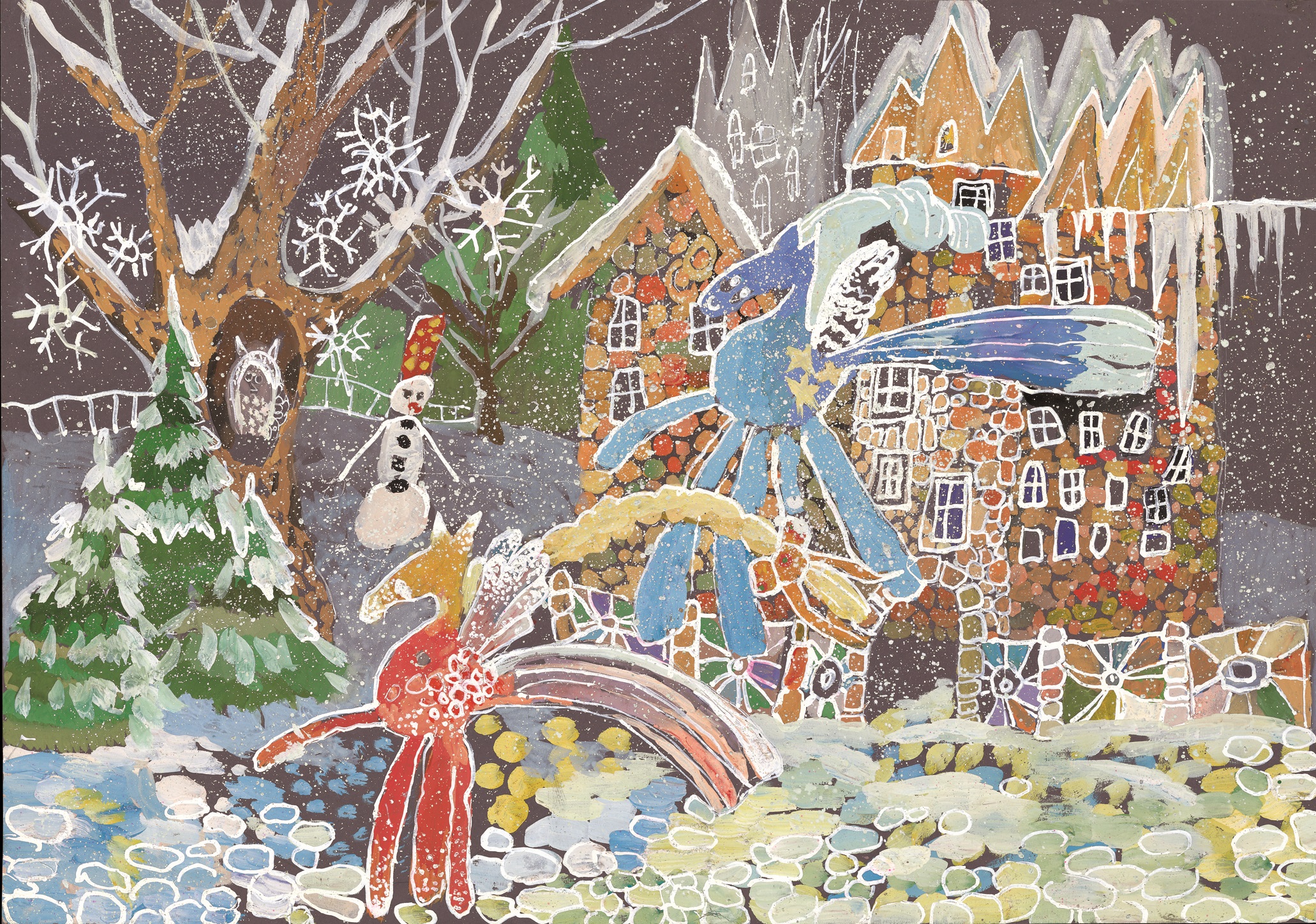 『Winter Fun』CHERVINSKAYA Anastasiya_Gold prize works of 29th contest